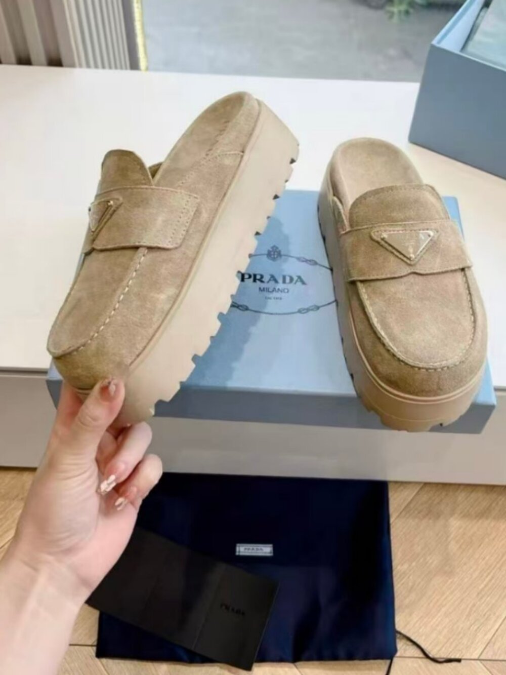 Prada Loafer Mules - Picture 5 of 8